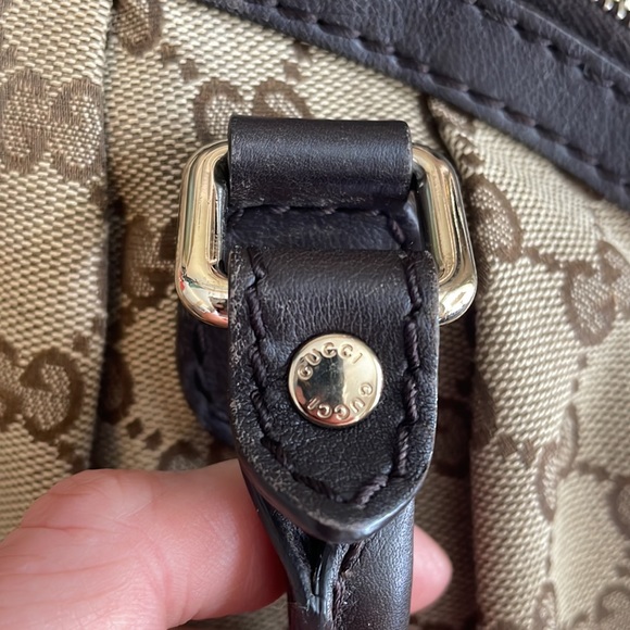 EUC Gucci GG Canvas Sukey Satchel - Picture 3 of 16